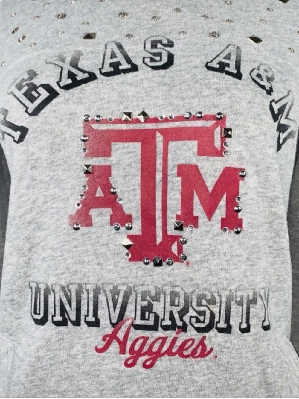 VS PINK Collegiate Texas A&M Hooded Sweatshirt - Small - Picture 3 of 12